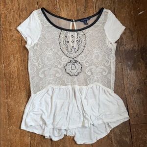 American Eagle Lace Top